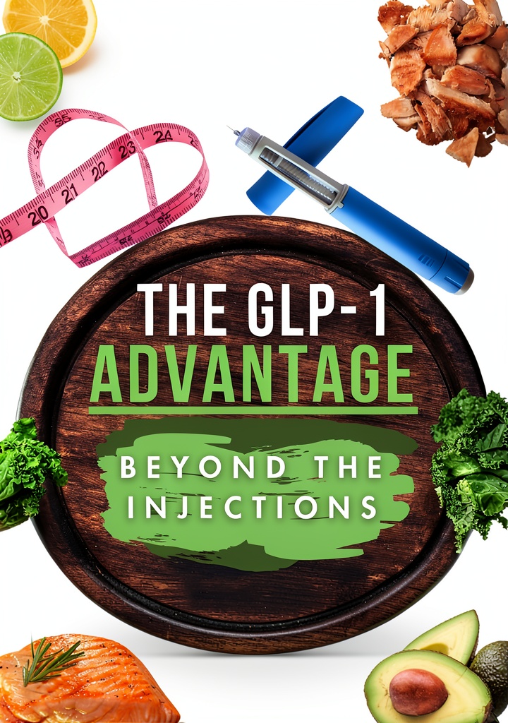 'GLP-1 Advantage diet book cover showcasing its professional design'