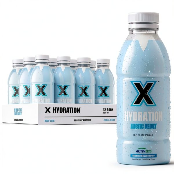 X Hydration Aloe Vera Electrolyte Drink 12 Pack-0