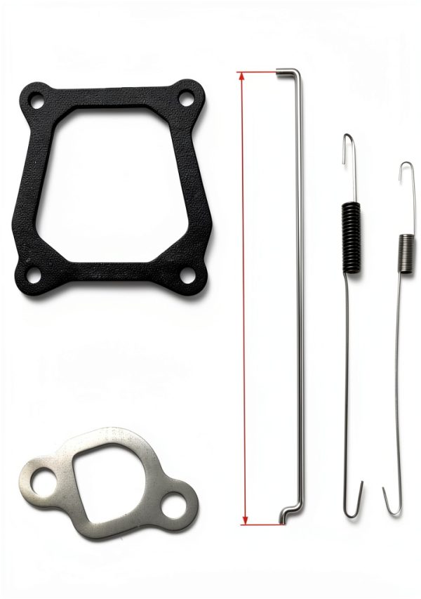 Strongthium GX160 GX120 Tune Up Parts Carb Kit for Honda GX 120 200 4.0 5.5 6.5 hp Predator 196 212 cc w/Carburetor + Pull Start + Coil + Air Filter + Spark Plug + Throttle Springs + Gaskets-4