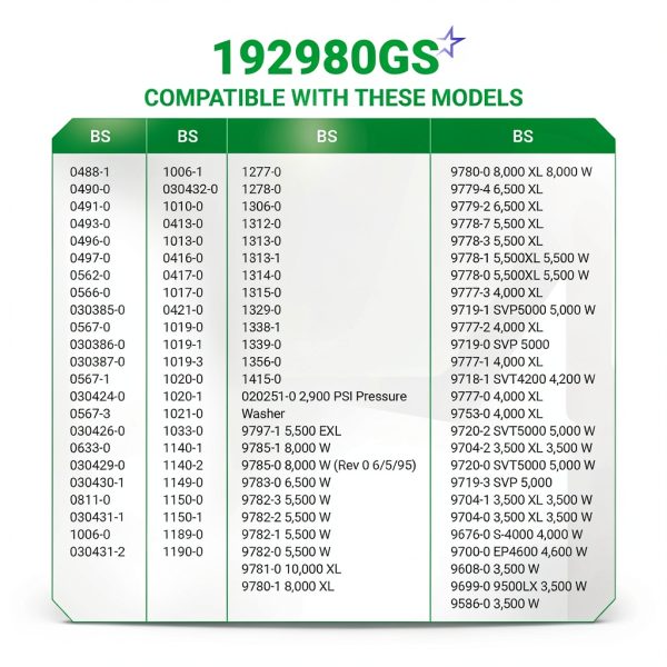 BlueStars 192980GS Fuel Shut Off Valve Service Kit for Kohler Rotary-7