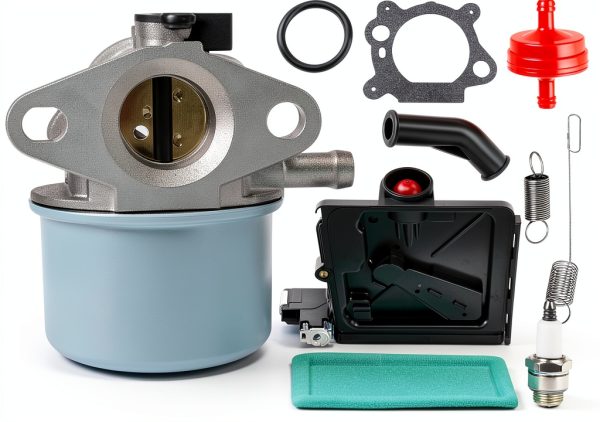 799868 Carburetor for BS 498170 498254 497314 6.5HP 6.75 HP Engine Carb for Craftsman Lawn Mower Weed Wacker Splitter with Air Filter Cleaner Base-0