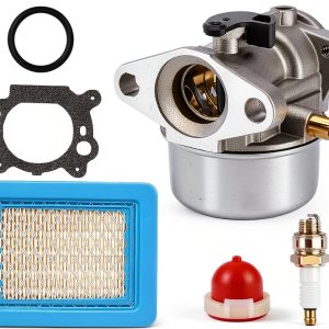 Panari 799868 498170 Carburetor for Brigg-s & Straton 625 6.5 HP 6150N 6150 650 6HP BS 497314 14111 497586 498254 498966 498255 Engine with 491588s Air Filter Cleaner-0