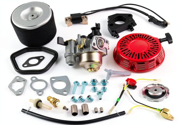 JJing Recoil Starter Carburetor Air Filter kit for Honda GX340 GX390 GX420 11Hp 13Hp 16Hp Harbor Freight Predator 420cc Champion 389cc 420cc 439cc Engine Power Equipment-0
