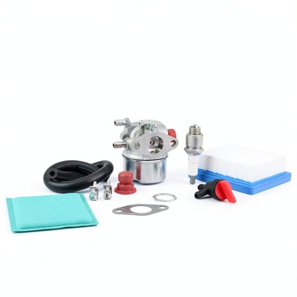 Panari OHH60 OHH55 Carburetor Kit for Tecumesh 6.5HP 5.5HP 5HP OH195EA OHH65 OHH50 OHH55 OHH60 Engine Lawn Mower Carburetor Parts Replace 640004 640025 640014 640017 Tecumesh Carb-2