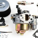 Ruma Adjustable Carburetor Air Filter Spark Plug Kit for Honda GX240 GX270 Engine-0
