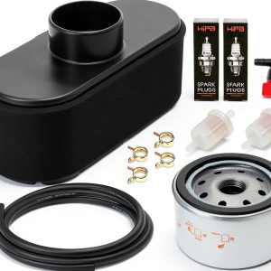 HIPA FR691V Tune Up Kit Compatible with Kawasaki FR730V FR651V FS481V FS541V FS600V FS651V FS691V FS730V 4-Stroke Engine Lawn Mower 11013-0752 Air Filter 49065-7007 Oil Filter-0