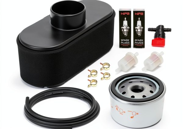 HIPA FR691V Tune Up Kit Compatible with Kawasaki FR730V FR651V FS481V FS541V FS600V FS651V FS691V FS730V 4-Stroke Engine Lawn Mower 11013-0752 Air Filter 49065-7007 Oil Filter-0
