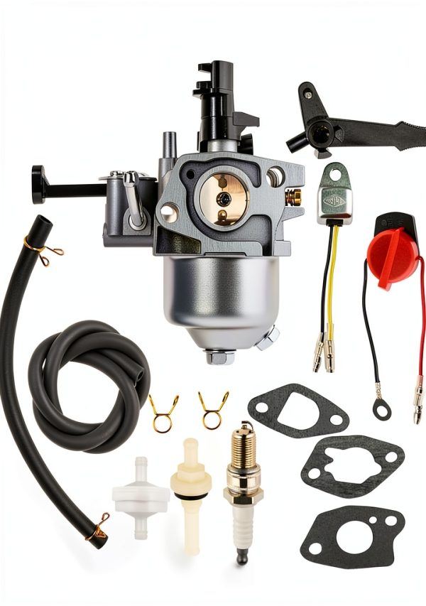 196cc Carburetor for Kohler SH265 3000 Series 6.5hp Engine Wood Log Splitter Tiller Parts 18 853 12-S 18 853 16-S Carburetor Tune up Kit-0