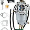 Carburetor Carb for Wen Power Pro 56551 56680 56682 5500 6800 7000E 9000E R390 389CC 390CC 13HP Generator with Fuel Shutoff Valve Line Gasket-0