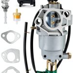 Carburetor Carb for Wen Power Pro 56551 56680 56682 5500 6800 7000E 9000E R390 389CC 390CC 13HP Generator with Fuel Shutoff Valve Line Gasket-0